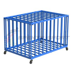 Купить Корзина для хранения мячей передвижная металлическая (стенки - мет. профиль) Разборная в Чебоксарах 