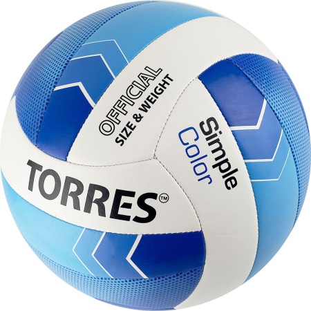 Купить Мяч волейбольный Torres Simple Color любительский р.5 в Чебоксарах 